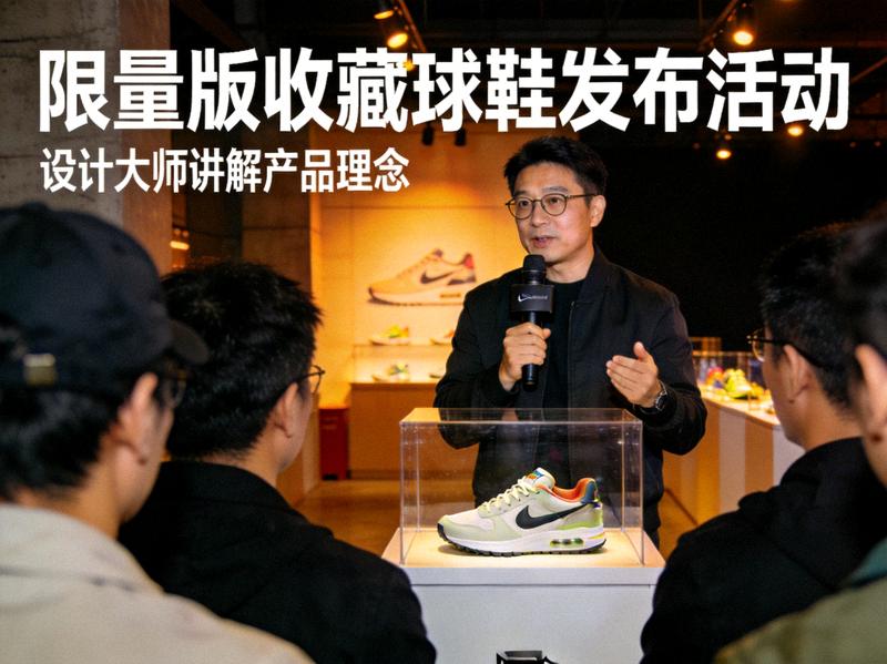 限量版收藏球鞋发布活动 - 设计大师讲解产品理念